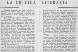 La crítica literaria
