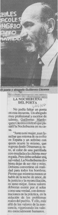 La Nochebuena del poeta.