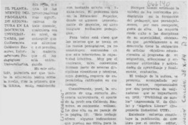 El planeamiento del programa de asignatura en la docencia universitaria