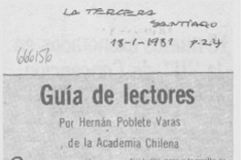 Guía de lectores