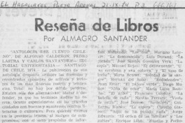 Antología del cuento chileno