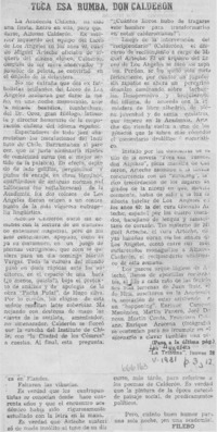 Toca esa rumba, Don Calderón