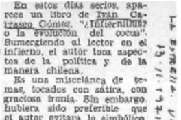 En estos días serios --  [artículo] Claudio Solar.