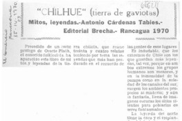 Chilhué (tierra de gaviotas)