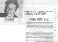 Había una vez --  [artículo]