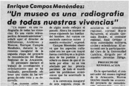 Un museo es una radiografía de todas nuestras vivencias".