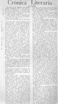 Crónica literaria