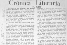 Crónica literaria