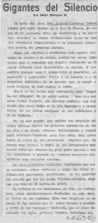 Gigantes del silencio