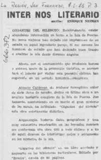 Gigantes del silencio