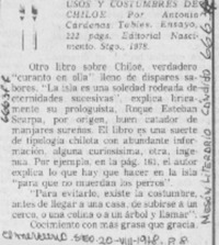 Usos y costumbres de Chiloé