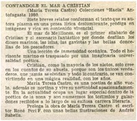 Contandole el mar a Cristian