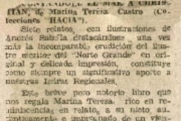 Contandole el mar a Christian