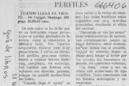 Cuando llega el viento.