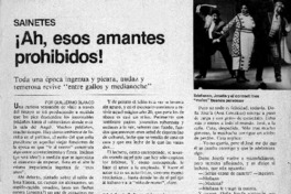 ¡Ah, esos amantes prohibidos!