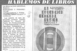 La Educación general básica, enfoques y perspectivas.