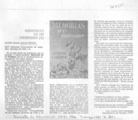 Memorias de un profesor (R)