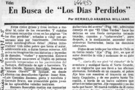 En busca de "los días perdidos"  [artículo] Hermelo Arabena Williams.
