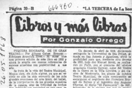 Pequeña biografía de un gran teatro  [artículo] Gonzalo Orrego.