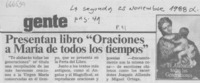 Presentan libro "Oraciones a María de todos los tiempos".