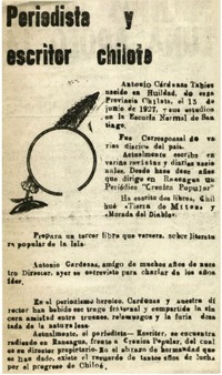 Periodista y escritor chileno.