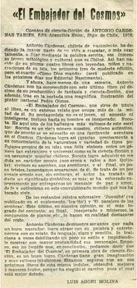 El embajador del cosmos"