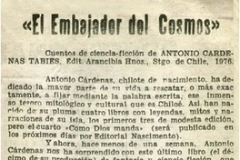 El embajador del cosmos"