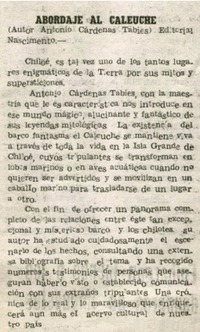 Abordaje al Caleuche