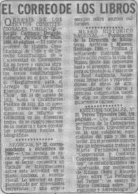 Génesis de los textos constitucionales chilenos.