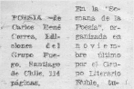 Poemas de Carlos René Correa.