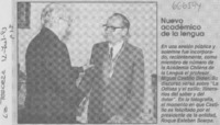 Nuevo académico de la lengua.