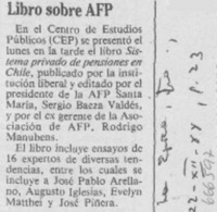Libro sobre AFP.
