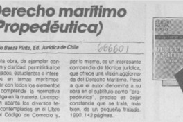 Derecho marítimo (propedéutica)