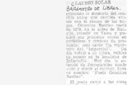 Homenaje a Jorge González Bastías