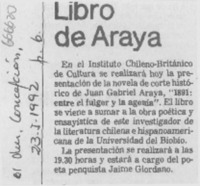Libro de Araya.