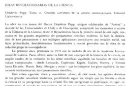 Ideas revolucionarias de la ciencia