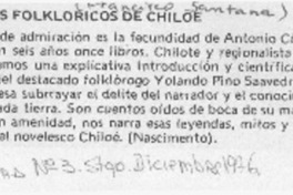 Cuentos folklóricos de Chiloé
