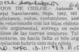 Legendarios de Chiloé.