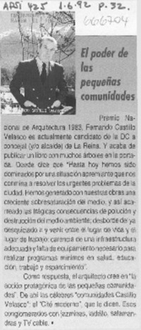 El Poder de las pequeñas comunidades.