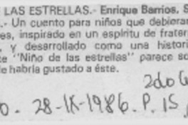 Ami, el niño de las estrellas.