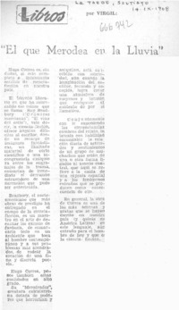 El que merodea en la lluvia