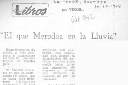 El que merodea en la lluvia