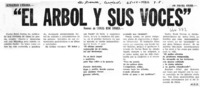 El árbol y sus voces"  [artículo] M.R.B.
