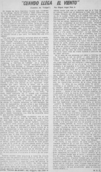 Cuando llega el viento"