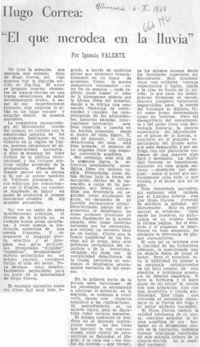 El que merodea en la lluvia"