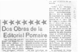 Dos obras de la editorial Pomaire