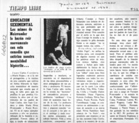 Educación seximental.  [artículo]