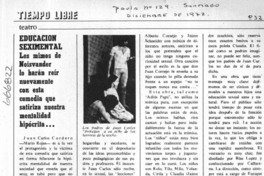 Educación seximental.  [artículo]