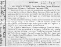 Sonetos.  [artículo]