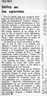 Sátira en los aparatos.  [artículo]